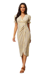 Floral Print Short Sleeve Dress