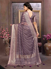 Purple Moss Brasso Casual Saree