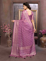 Violet Moss Brasso Saree