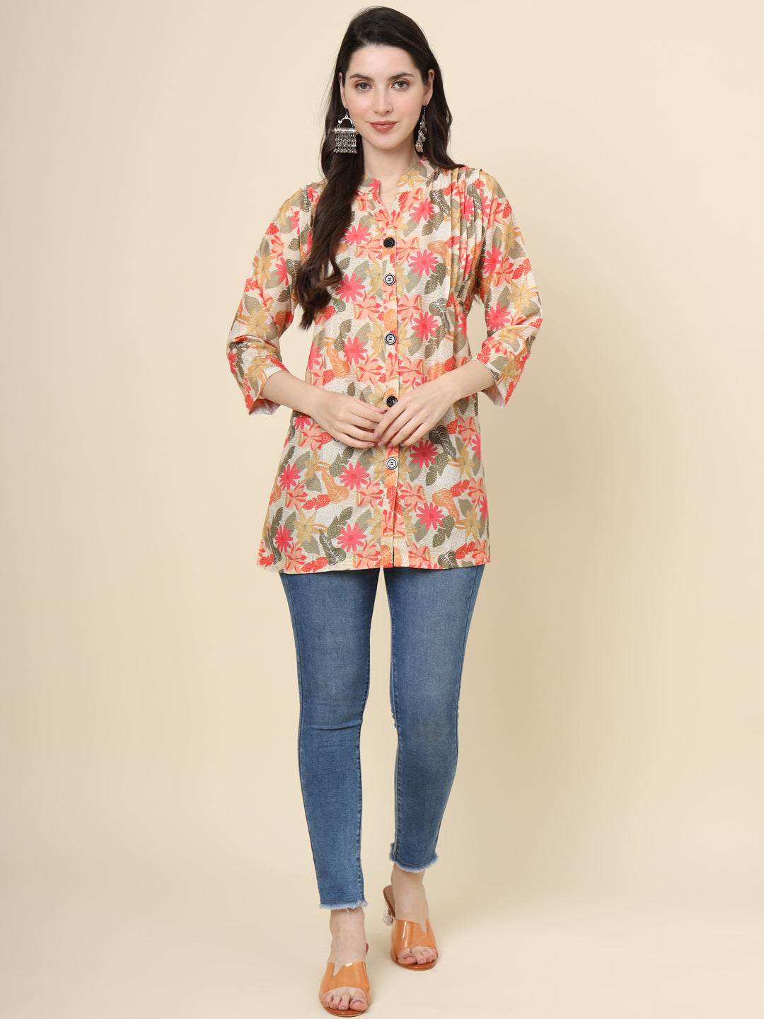 Multi Cotton Printed Tunic