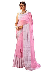 Organza Party Wear Embroidery Saree