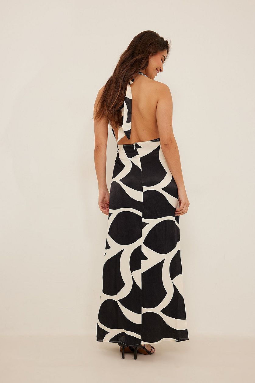 Twist Neck Maxi Dress