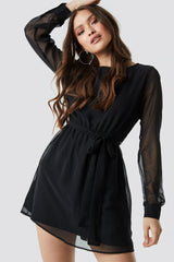 Georgette Dress Black