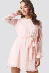 Georgette Dress Pink