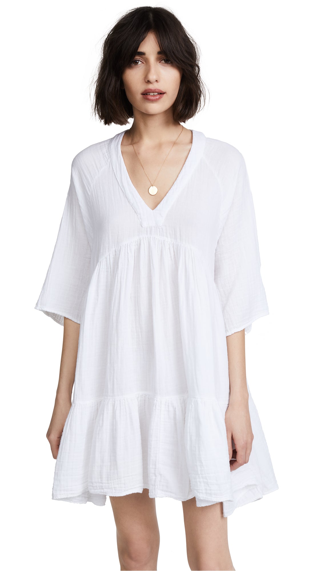 White Chiffon Dress