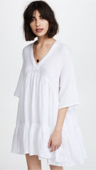 White Chiffon Dress