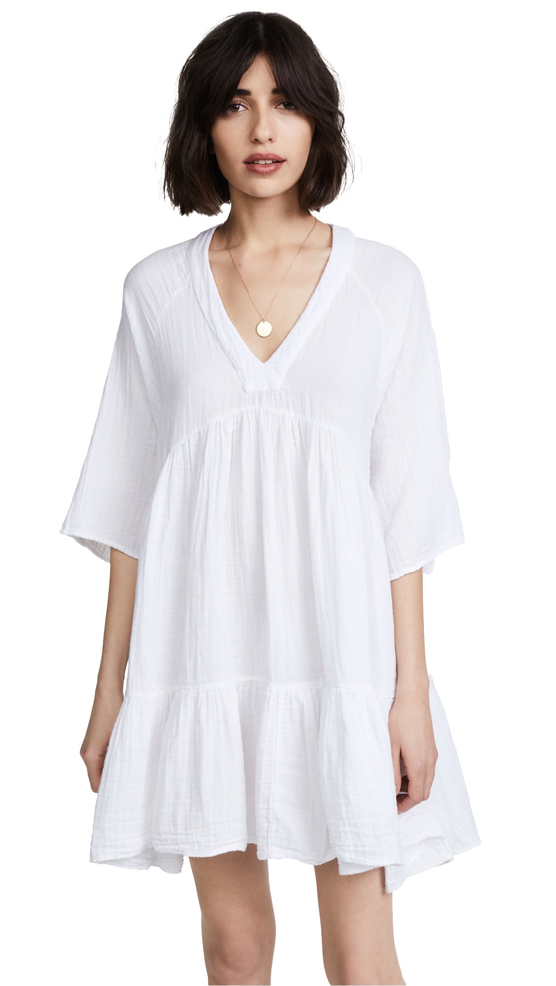 White Chiffon Dress