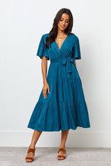 Blue Frill Dress