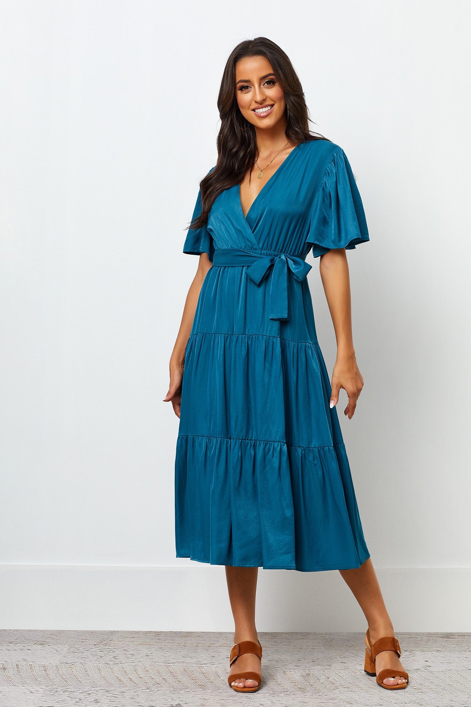 Blue Frill Dress