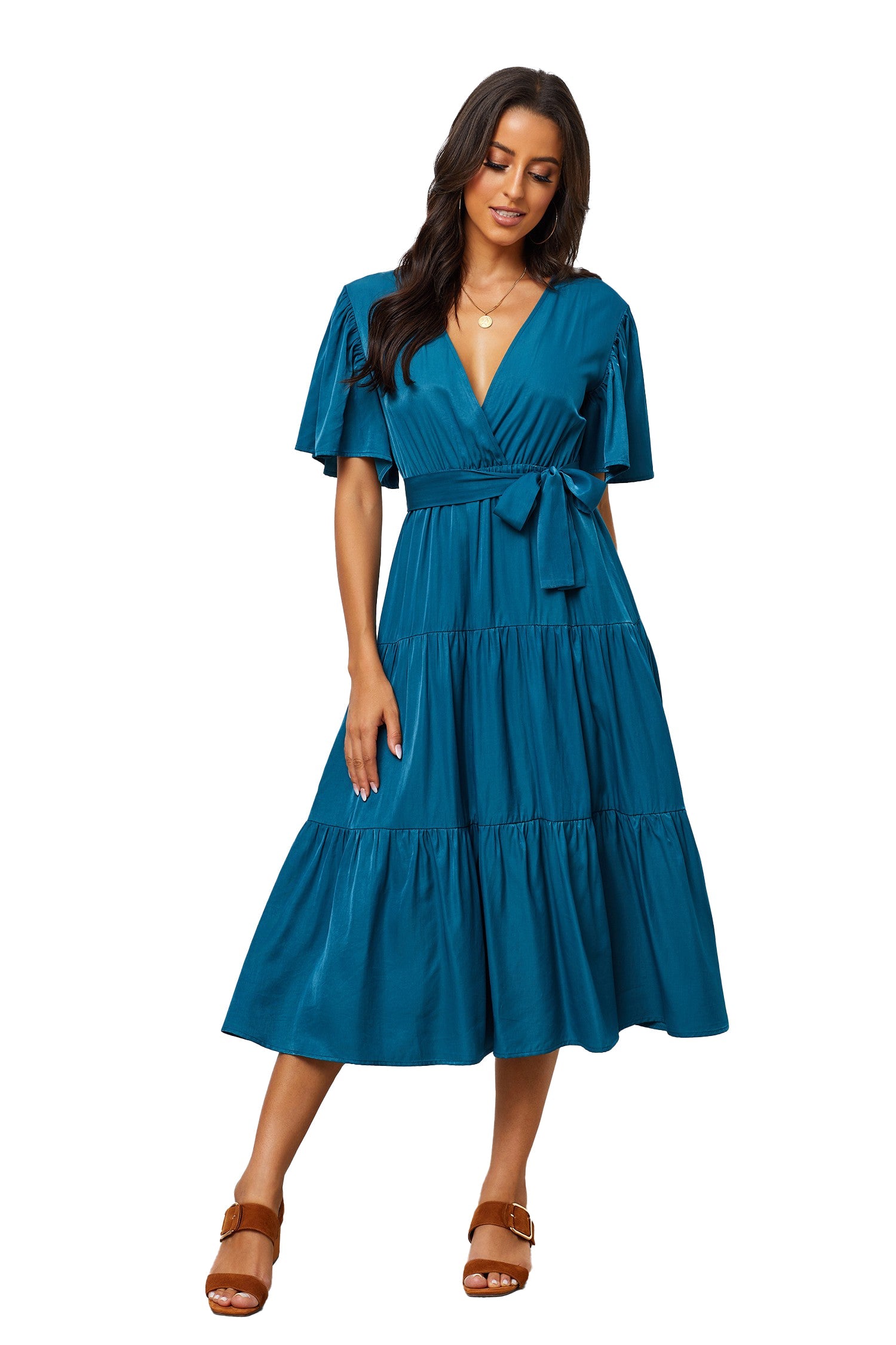 Blue Frill Dress