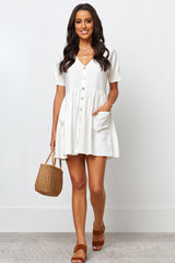 White Chiffon Dress